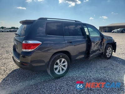 Trzecie zdjęcie samochodu z tyłu: 2012 TOYOTA HIGHLANDER SE VIN:5TDZK3EH1CS087006 - miniatura
