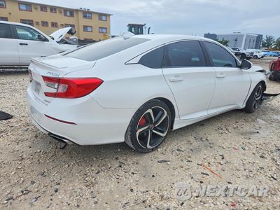 Trzecie zdjęcie samochodu z tyłu: 2020 HONDA ACCORD SPORT VIN:1HGCV1E36LA026903 - miniatura