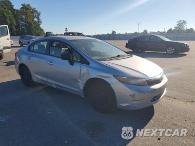 Czwarte zdjęcie samochodu z boku: 2012 HONDA CIVIC LX VIN:19XFB2F57CE047525 - miniatura