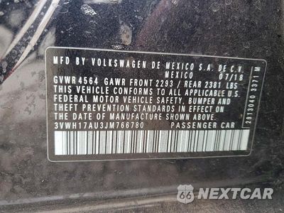 Zdjęcie 13 z 13 samochodu: 2018 VOLKSWAGEN GOLF ALLTRACK S VIN:3VWH17AU3JM766780 - miniatura