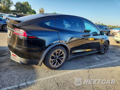 Trzecie zdjęcie samochodu z tyłu: 2024 TESLA MODEL X VIN:7SAXCBE53RF437062 - miniatura