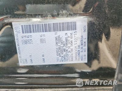 Zdjęcie 12 z 12 samochodu: 2023 NISSAN MAXIMA SV VIN:1N4AA6CV1PC510755 - miniatura