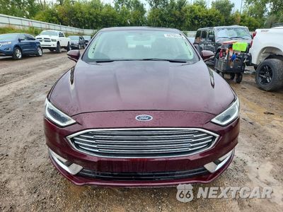 Piąte zdjęcie samochodu w środku: 2017 FORD FUSION SE VIN:3FA6P0HD4HR372875 - miniatura
