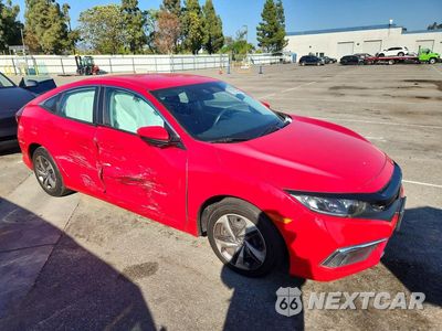 Czwarte zdjęcie samochodu z boku: 2021 HONDA CIVIC LX VIN:2HGFC2F68MH534939 - miniatura