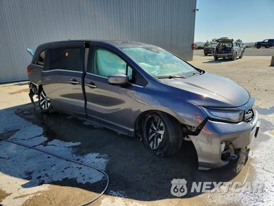 Czwarte zdjęcie samochodu z boku: 2025 HONDA ODYSSEY EXL VIN:5FNRL6H61SB059461 - miniatura