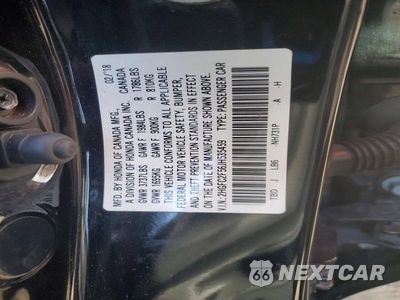 Zdjęcie 12 z 12 samochodu: 2018 HONDA CIVIC LX VIN:2HGFC2F56JH535459 - miniatura
