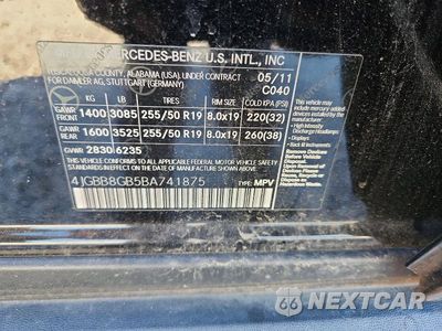 Zdjęcie 13 z 13 samochodu: 2011 MERCEDES-BENZ ML 350 4MATIC VIN:4JGBB8GB5BA741875 - miniatura