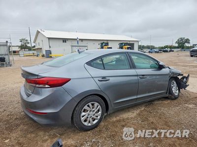Trzecie zdjęcie samochodu z tyłu: 2017 HYUNDAI ELANTRA SE VIN:KMHD74LF5HU428411 - miniatura