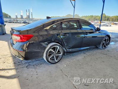 Trzecie zdjęcie samochodu z tyłu: 2022 HONDA ACCORD SPORT VIN:1HGCV1F32NA118110 - miniatura