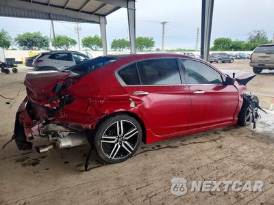 Trzecie zdjęcie samochodu z tyłu: 2017 HONDA ACCORD SPORT VIN:1HGCR2F50HA268703 - miniatura