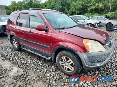 Czwarte zdjęcie samochodu z boku: 2004 HONDA CR-V EX VIN:SHSRD78814U219158 - miniatura
