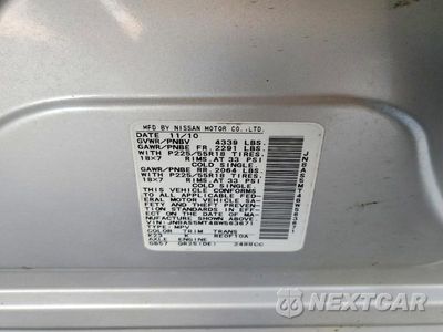 Zdjęcie 12 z 12 samochodu: 2011 NISSAN ROGUE S VIN:JN8AS5MT4BW563671 - miniatura