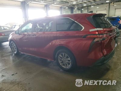 Drugie zdjęcie samochodu z przodu: 2021 TOYOTA SIENNA LE VIN:5TDKRKEC2MS043884 - miniatura