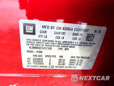 Zdjęcie 12 z 12 samochodu: 2020 BUICK ENCORE GX SELECT VIN:KL4MMDS27LB127830 - miniatura