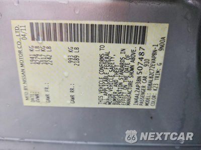 Zdjęcie 13 z 13 samochodu: 2011 NISSAN ALTIMA 2.5 VIN:1N4AL2AP3BN507487 - miniatura