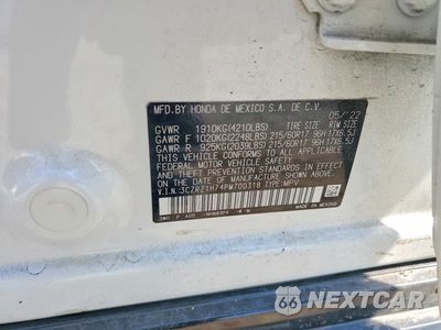 Zdjęcie 13 z 13 samochodu: 2023 HONDA HR-V EXL VIN:3CZRZ1H74PM700318 - miniatura