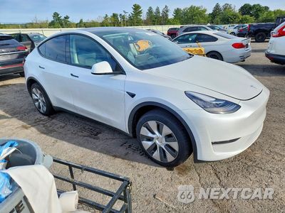 Czwarte zdjęcie samochodu z boku: 2023 TESLA MODEL Y VIN:7SAYGDEE1PA111761 - miniatura