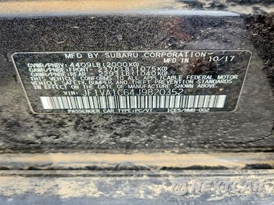Zdjęcie 12 z 12 samochodu: 2018 SUBARU WRX PREMIUM VIN:JF1VA1C64J9820352 - miniatura