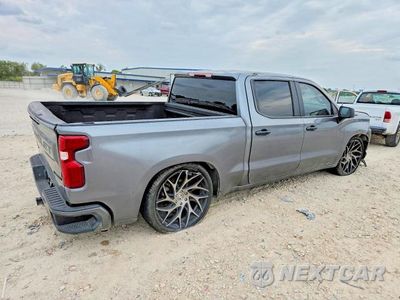 Trzecie zdjęcie samochodu z tyłu: 2021 CHEVROLET SILVERADO C1500 CUSTOM VIN:1GCPWBEH3MZ128354 - miniatura
