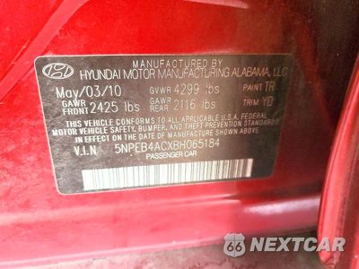 Zdjęcie 13 z 13 samochodu: 2011 HYUNDAI SONATA GLS VIN:5NPEB4ACXBH065184 - miniatura