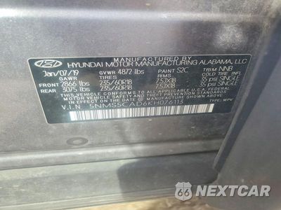 Zdjęcie 13 z 13 samochodu: 2019 HYUNDAI SANTA FE ULTIMATE 2.4L VIN:5NMS5CAD6KH076113 - miniatura