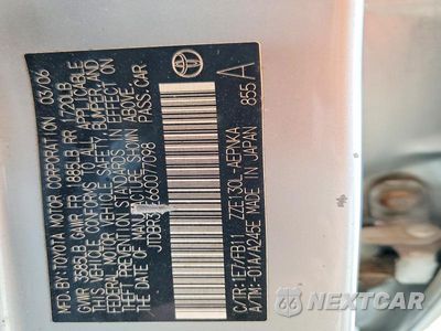 Zdjęcie 12 z 12 samochodu: 2006 TOYOTA COROLLA LE VIN:JTDBR32E660077098 - miniatura