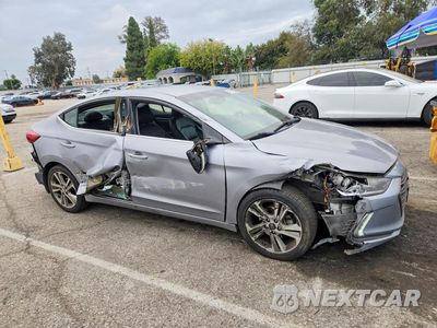 Czwarte zdjęcie samochodu z boku: 2017 HYUNDAI ELANTRA LIMITED VIN:5NPD84LF7HH065119 - miniatura