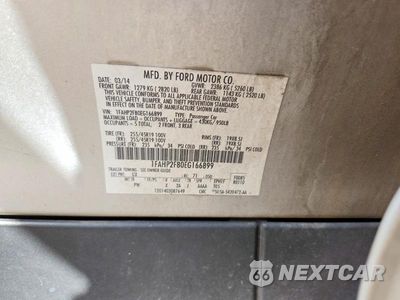 Zdjęcie 12 z 12 samochodu: 2014 FORD TAURUS LIMITED VIN:1FAHP2F80EG166899 - miniatura