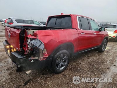 Trzecie zdjęcie samochodu z tyłu: 2023 HONDA RIDGELINE RTL-E VIN:5FPYK3F73PB023679 - miniatura