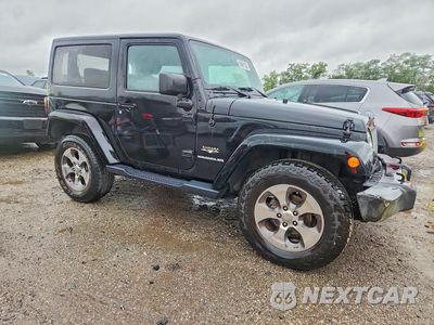 Czwarte zdjęcie samochodu z boku: 2017 JEEP WRANGLER SAHARA VIN:1C4AJWBG7HL623818 - miniatura