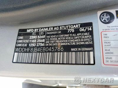 Zdjęcie 12 z 12 samochodu: 2014 MERCEDES-BENZ E 350 4MATIC VIN:WDDHF8JB4EB045766 - miniatura