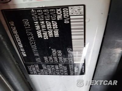 Zdjęcie 13 z 13 samochodu: 2020 MERCEDES-BENZ METRIS VIN:W1YV0CEY5L3711360 - miniatura