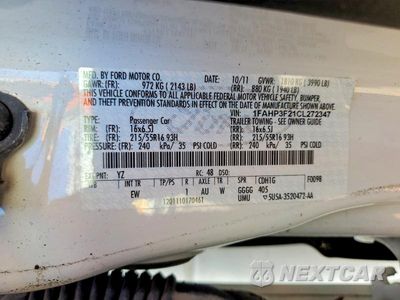 Zdjęcie 13 z 13 samochodu: 2012 FORD FOCUS SE VIN:1FAHP3F21CL272347 - miniatura