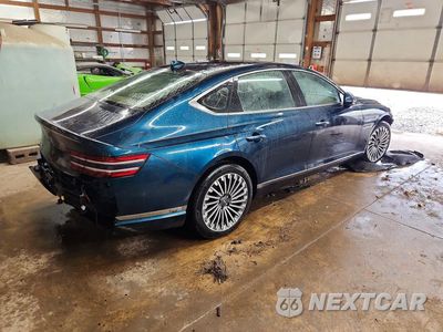 Trzecie zdjęcie samochodu z tyłu: 2023 GENESIS ELECTRIFIED G80 BASE VIN:KMTGE4S13PU007431 - miniatura