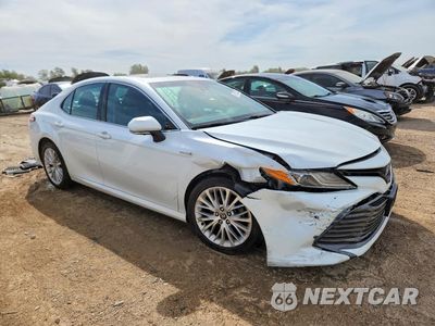 Czwarte zdjęcie samochodu z boku: 2018 TOYOTA CAMRY HYBRID XLE VIN:4T1B21HKXJU003606 - miniatura