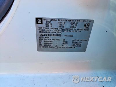 Zdjęcie 12 z 12 samochodu: 2017 CHEVROLET SILVERADO K1500 LT VIN:3GCUKREC1HG504129 - miniatura