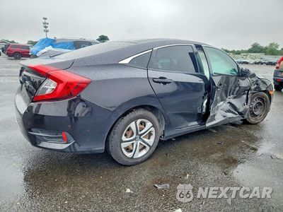 Trzecie zdjęcie samochodu z tyłu: 2017 HONDA CIVIC LX VIN:19XFC2F55HE211827 - miniatura