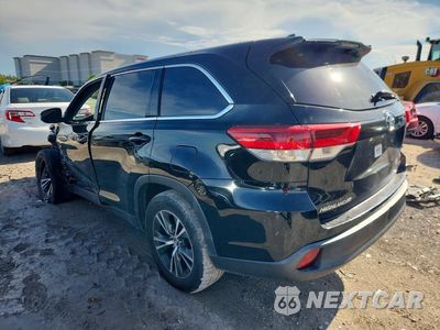 Drugie zdjęcie samochodu z przodu: 2019 TOYOTA HIGHLANDER LE PLUS VIN:5TDZZRFH8KS349776 - miniatura