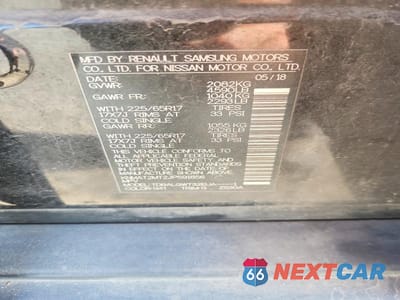 Zdjęcie 13 z 13 samochodu: 2018 NISSAN ROGUE SV VIN:KNMAT2MT2JP591856 - miniatura