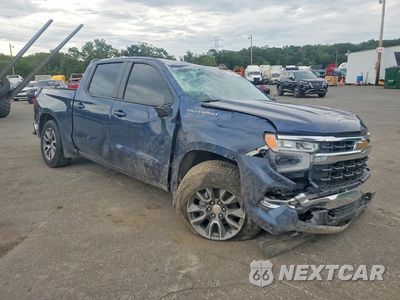 Czwarte zdjęcie samochodu z boku: 2022 CHEVROLET SILVERADO K1500 LT-L VIN:3GCPDKEK6NG627880 - miniatura
