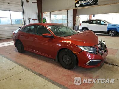 Czwarte zdjęcie samochodu z boku: 2020 HONDA CIVIC LX VIN:2HGFC2F67LH571317 - miniatura