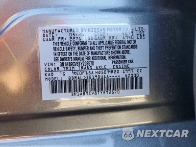 Zdjęcie 12 z 12 samochodu: 2026 NISSAN SENTRA SV VIN:3N1AB9CV8TY292570 - miniatura
