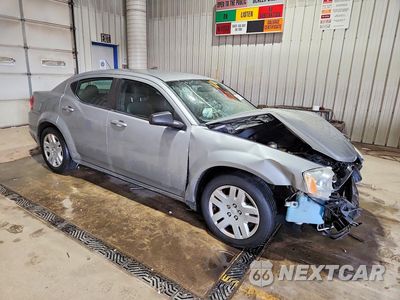 Czwarte zdjęcie samochodu z boku: 2013 DODGE AVENGER SE VIN:1C3CDZAB2DN730558 - miniatura