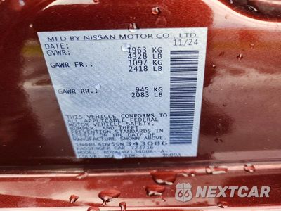 Zdjęcie 13 z 13 samochodu: 2025 NISSAN ALTIMA SV VIN:1N4BL4DV5SN343086 - miniatura