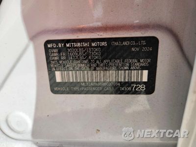 Zdjęcie 12 z 12 samochodu: 2024 MITSUBISHI MIRAGE ES VIN:ML32AUHJ8RH037034 - miniatura