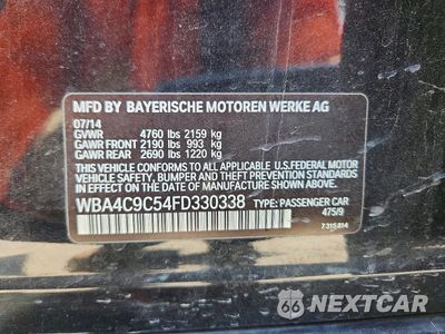 Zdjęcie 12 z 12 samochodu: 2015 BMW 428 XI GRAN COUPE SULEV VIN:WBA4C9C54FD330338 - miniatura
