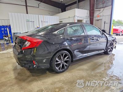 Trzecie zdjęcie samochodu z tyłu: 2020 HONDA CIVIC SPORT VIN:19XFC2F82LE025407 - miniatura