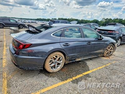 Trzecie zdjęcie samochodu z tyłu: 2020 HYUNDAI SONATA SEL VIN:5NPEL4JA6LH050971 - miniatura