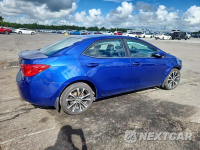 Trzecie zdjęcie samochodu z tyłu: 2019 TOYOTA COROLLA SE VIN:2T1BURHE0KC127633 - miniatura