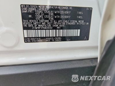 Zdjęcie 13 z 13 samochodu: 2019 TOYOTA RAV4 XLE VIN:2T3W1RFV7KW026592 - miniatura